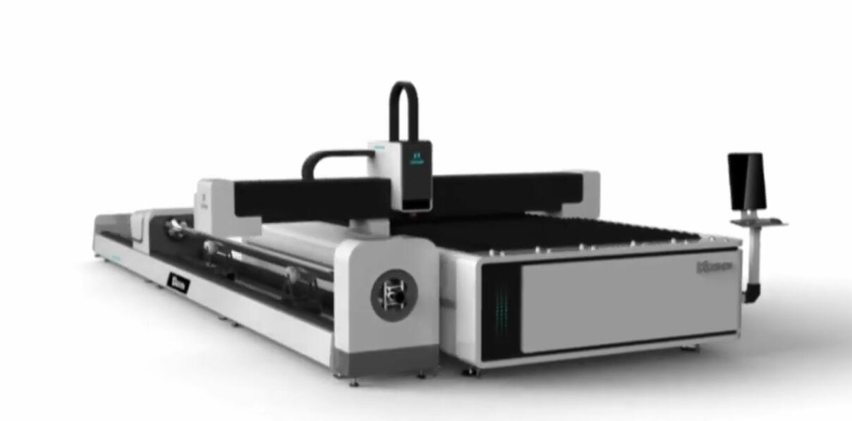 領(lǐng)秀激光板管一體切割機(jī)演示動畫